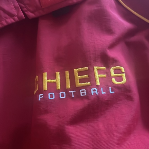 Vintage NFL Kansas City Chiefs jacket Light weight Jacket size XXL - Picture 3 of 7